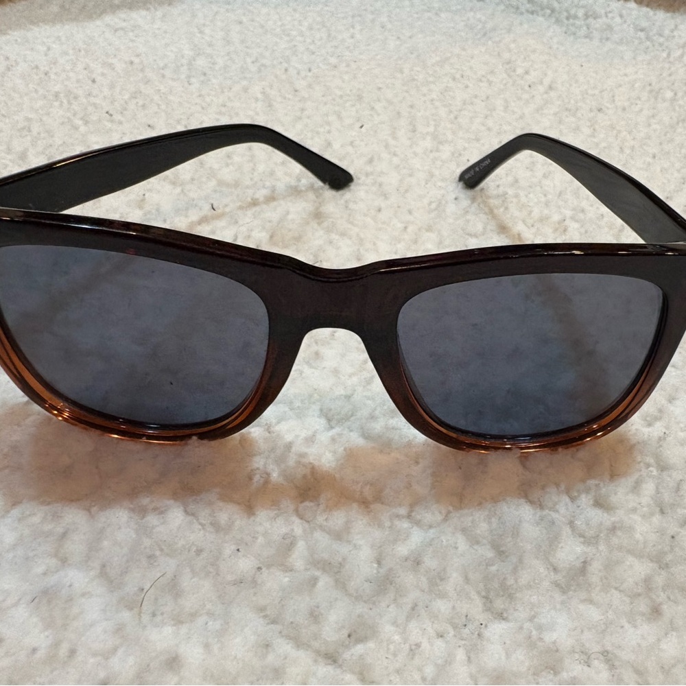 Optimum Stylish Black and Brown Sunglasses